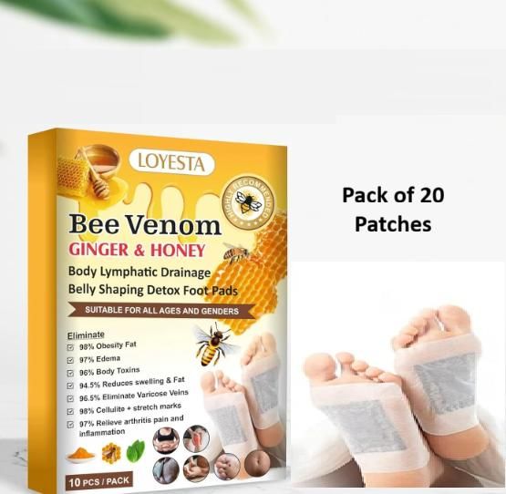 Bee Venom Ginger & Honey Pad (Pack of 20 Patches)