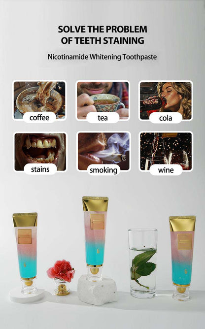 Crystaloxy™️Niacinamide Triple Whitening Toothpaste (Pack Of 2)